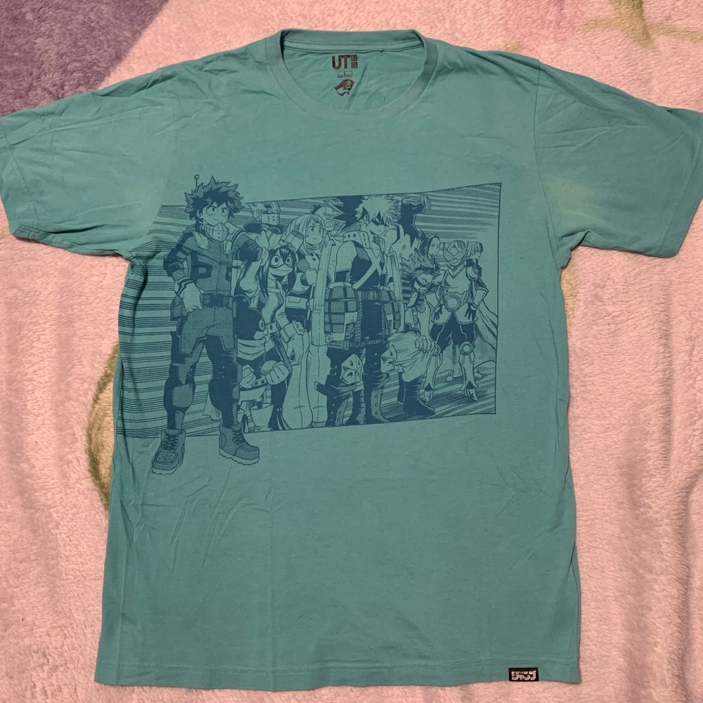 Rare Uniqlo My Hero Academia T Shirt